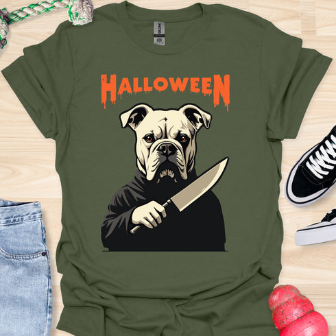 Halloween - V4 - Assassin Bulldog T-Shirt